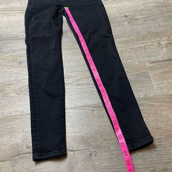 American Eagle Jeans Womens Sz 2 Black Highest Rise Jegging Stretch - Picture 8 of 8